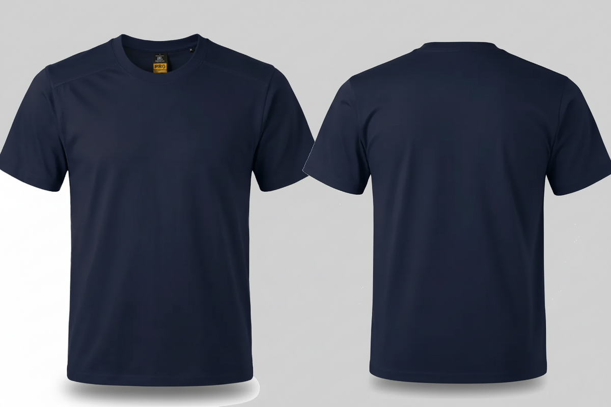 B&c pro cgtuc01 duurzame comfort katoenen t-shirt borduren marineblauw - Bc Pro CG010
