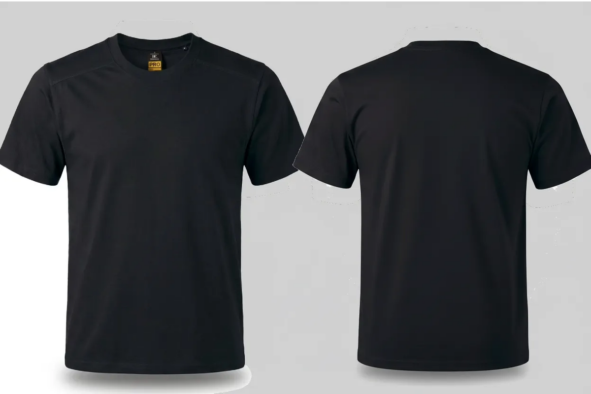B&c pro cgtuc01 duurzame comfort katoenen t-shirt borduren zwart - Bc Pro CG010