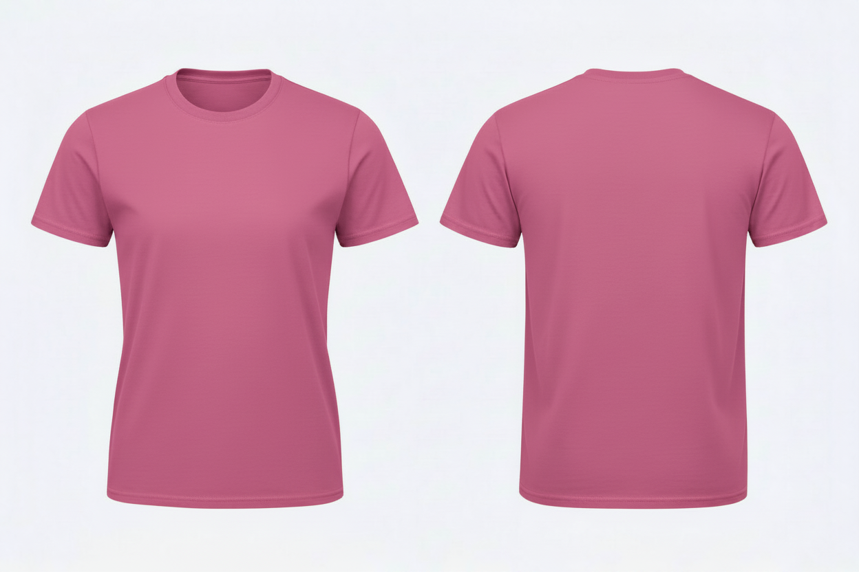 bc-bc02b-dames-tshirt-borduren-magenta-roze