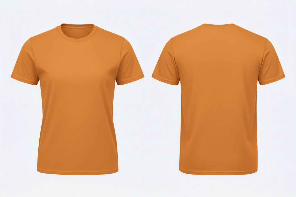 bc-bc02b-dames-tshirt-borduren-puur-oranje_