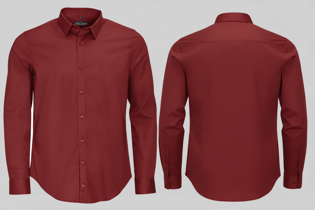 Blake men heren hemd stretch lange mouwen borduren - SOL'S BM01426