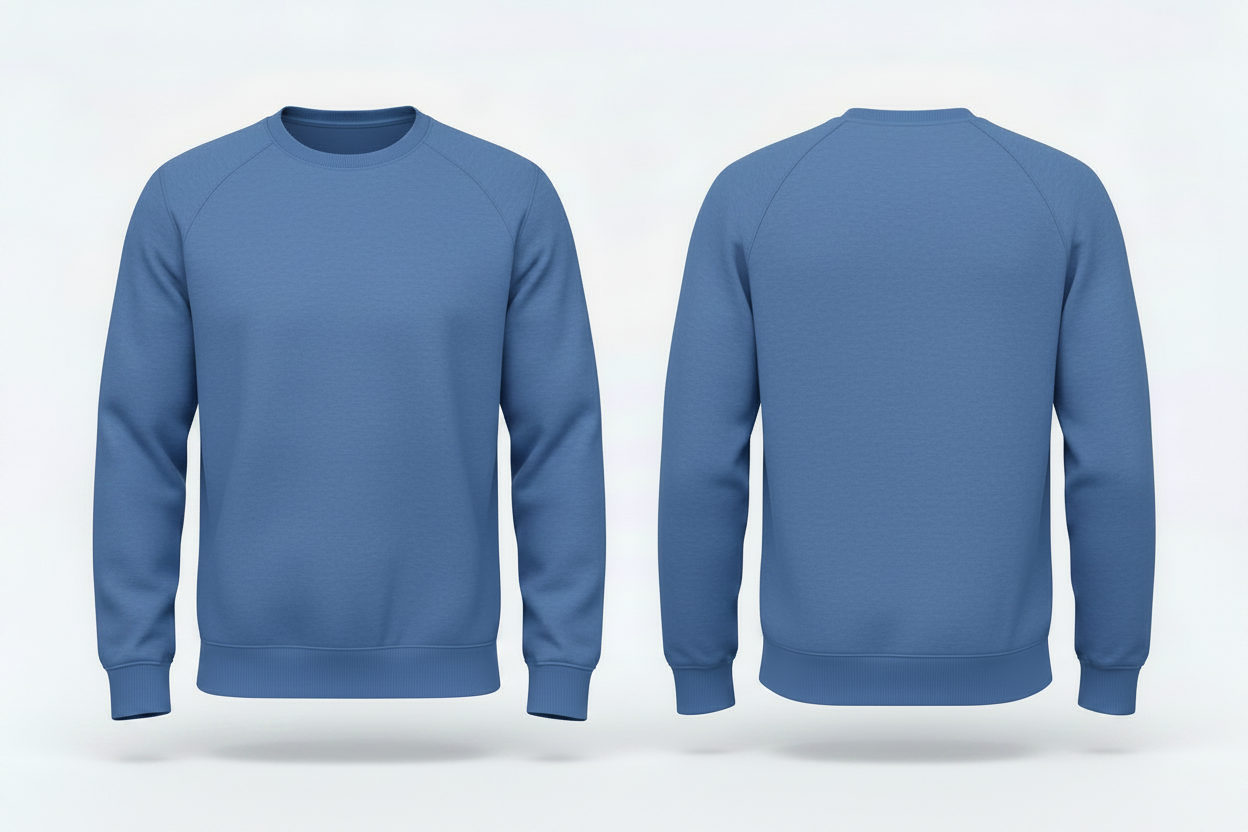 Kariban K480 Heren BIO Sweatshirt Raglanmouwen Borduren | 300 g/m²