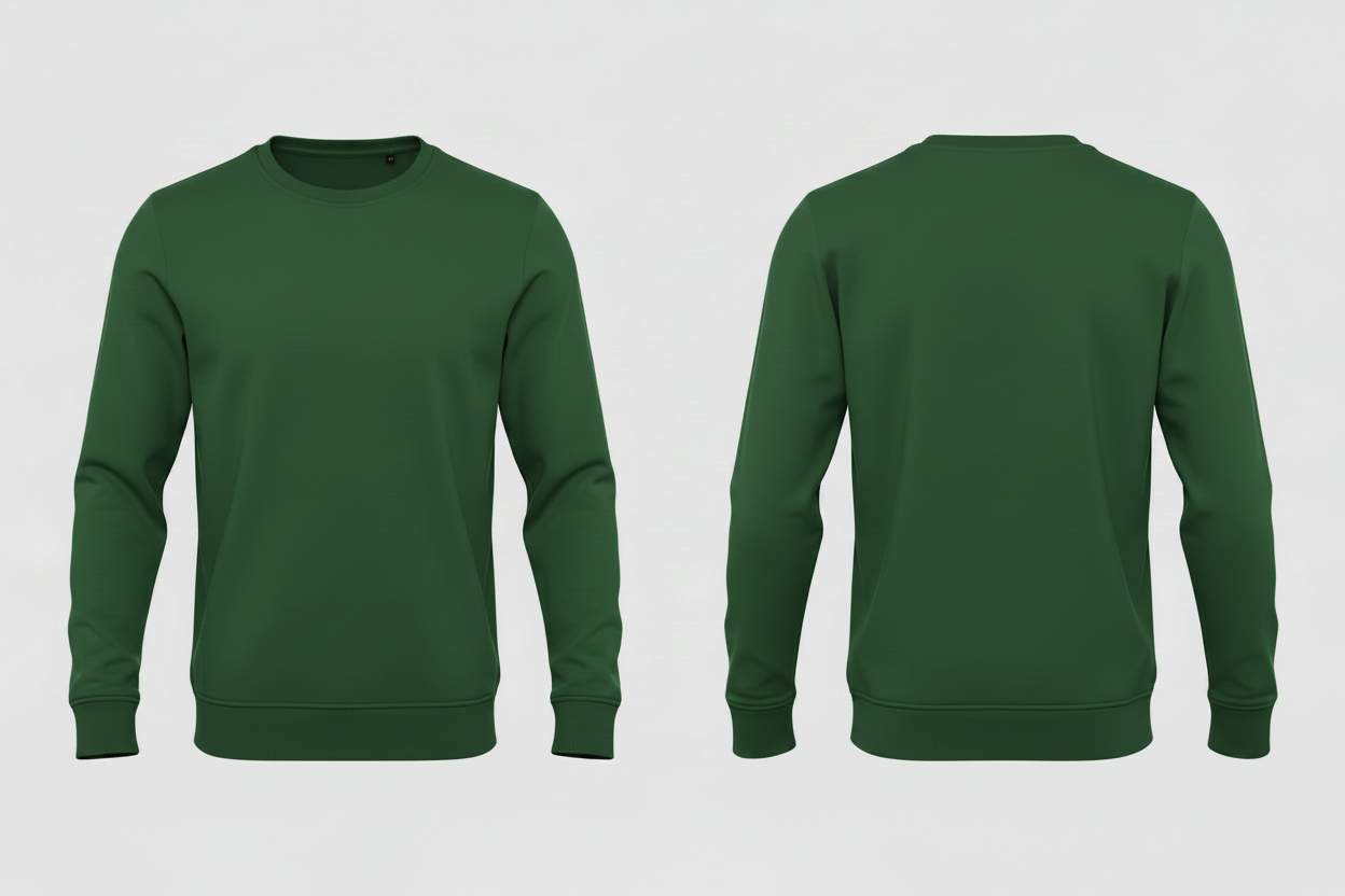 B&C BCU31B Heren Biologisch Sweatshirt Schilders & Stukadoors Borduren | 280 g/m²