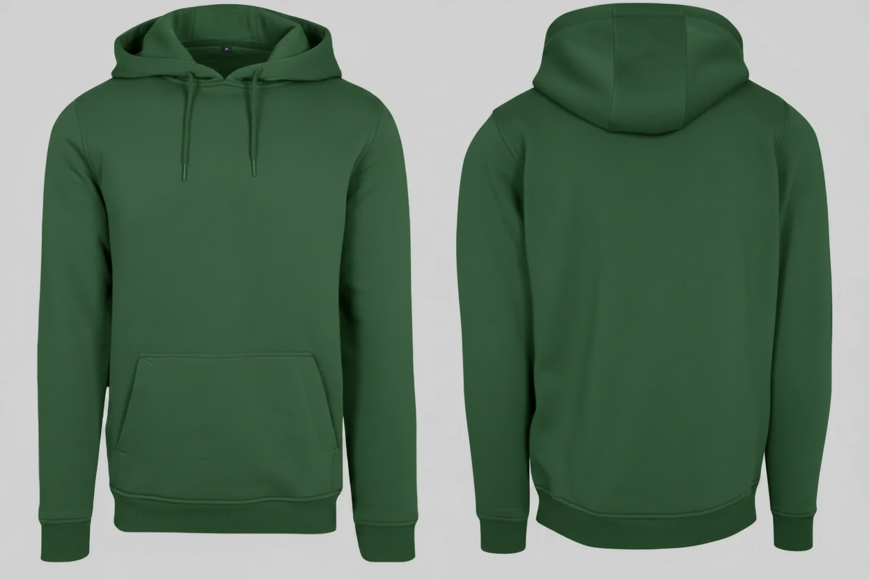 Build Your Brand BY011 Zware Hoodie Borduren | Katoen/Polyester | 300 g/m²