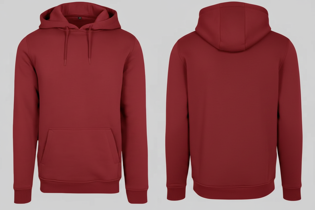 Build Your Brand BY011 Zware Hoodie Borduren | Katoen/Polyester | 300 g/m²