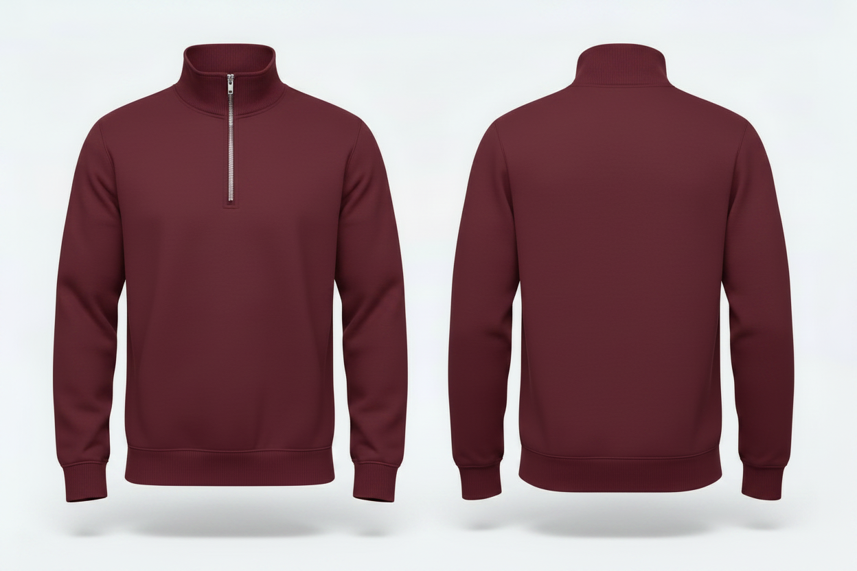AWDis JH046 Sophomore 1/4 Zip Sweat Borduren | Katoen | 280 g/m²