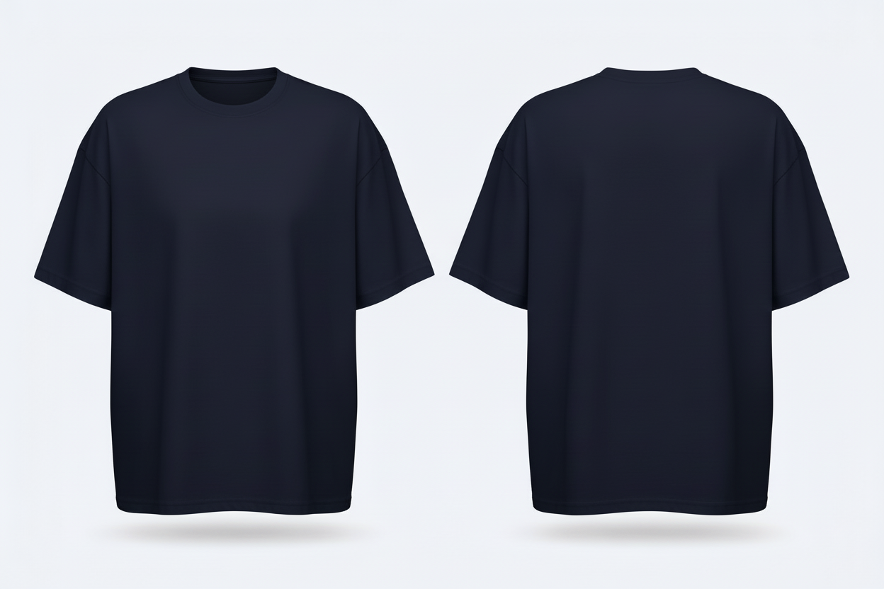 build-your-brand-by102-oversized-tshirt-borduren-donkerblauw