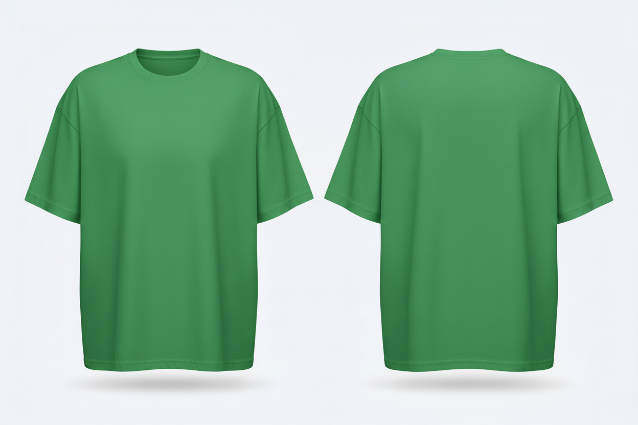 build-your-brand-by102-oversized-tshirt-borduren-grass-green