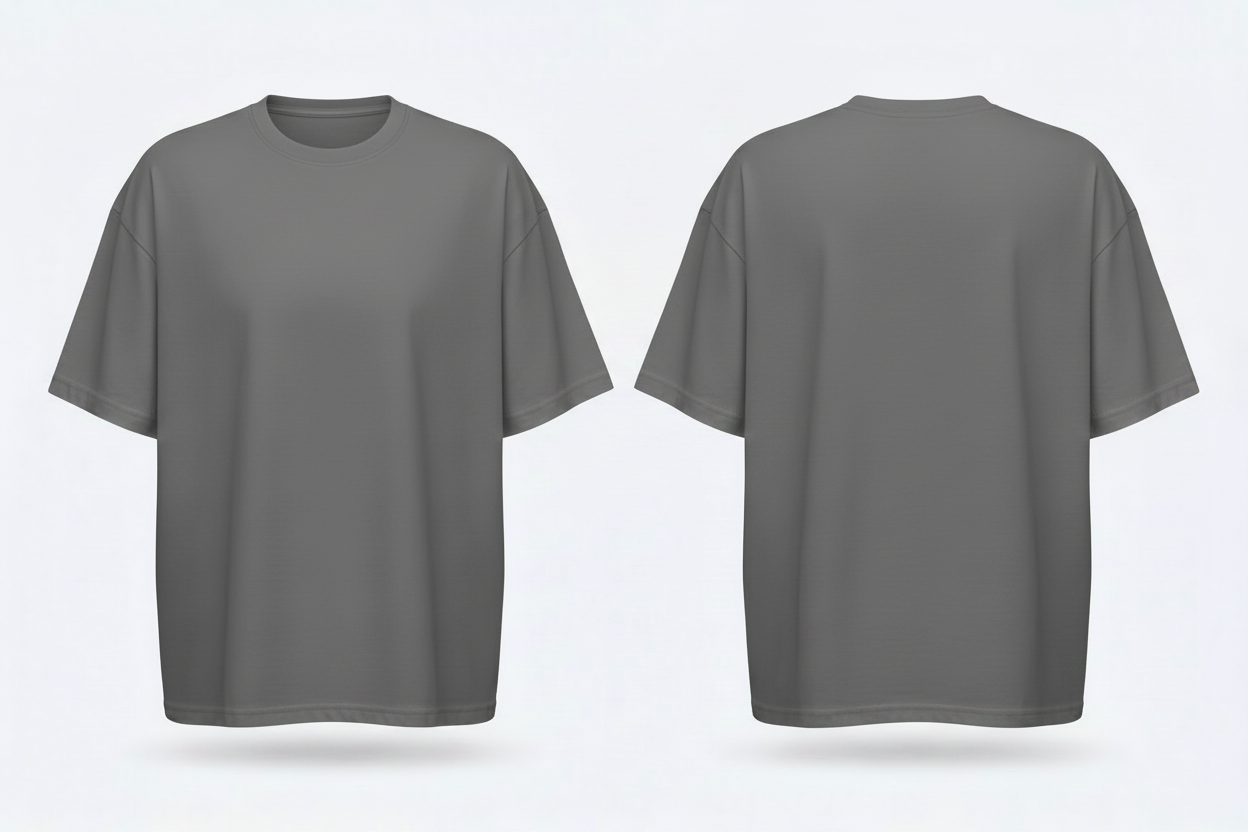 build-your-brand-by102-oversized-tshirt-borduren-grijs