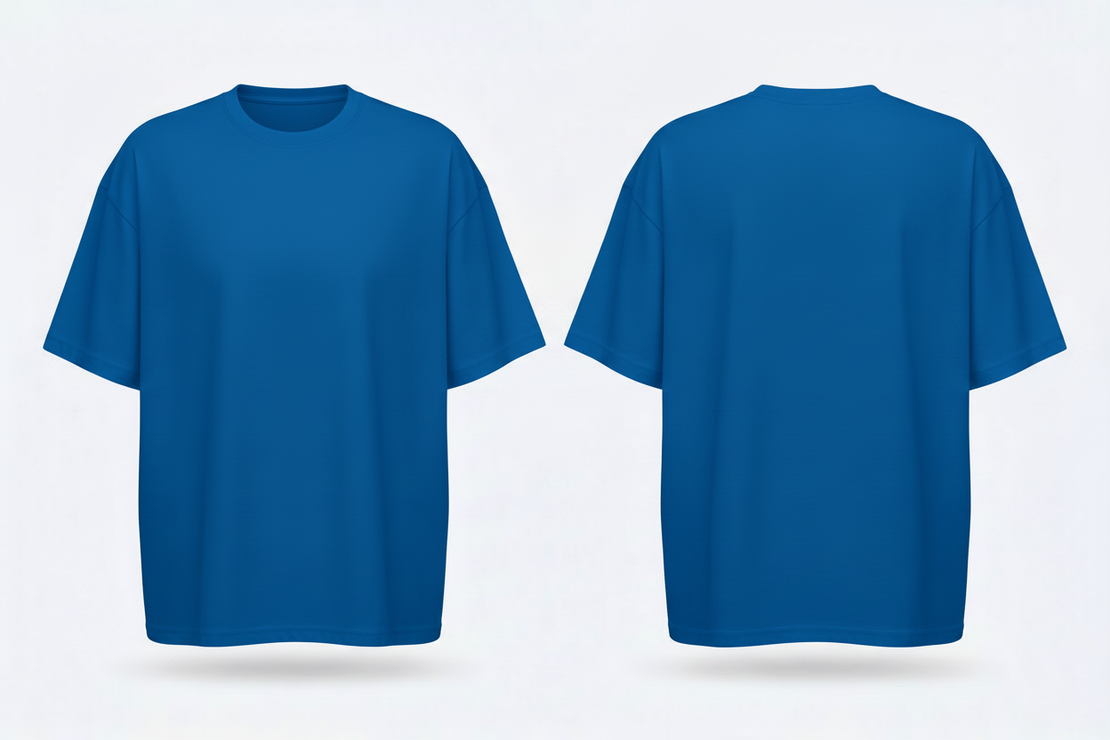 build-your-brand-by102-oversized-tshirt-borduren-intense-blue