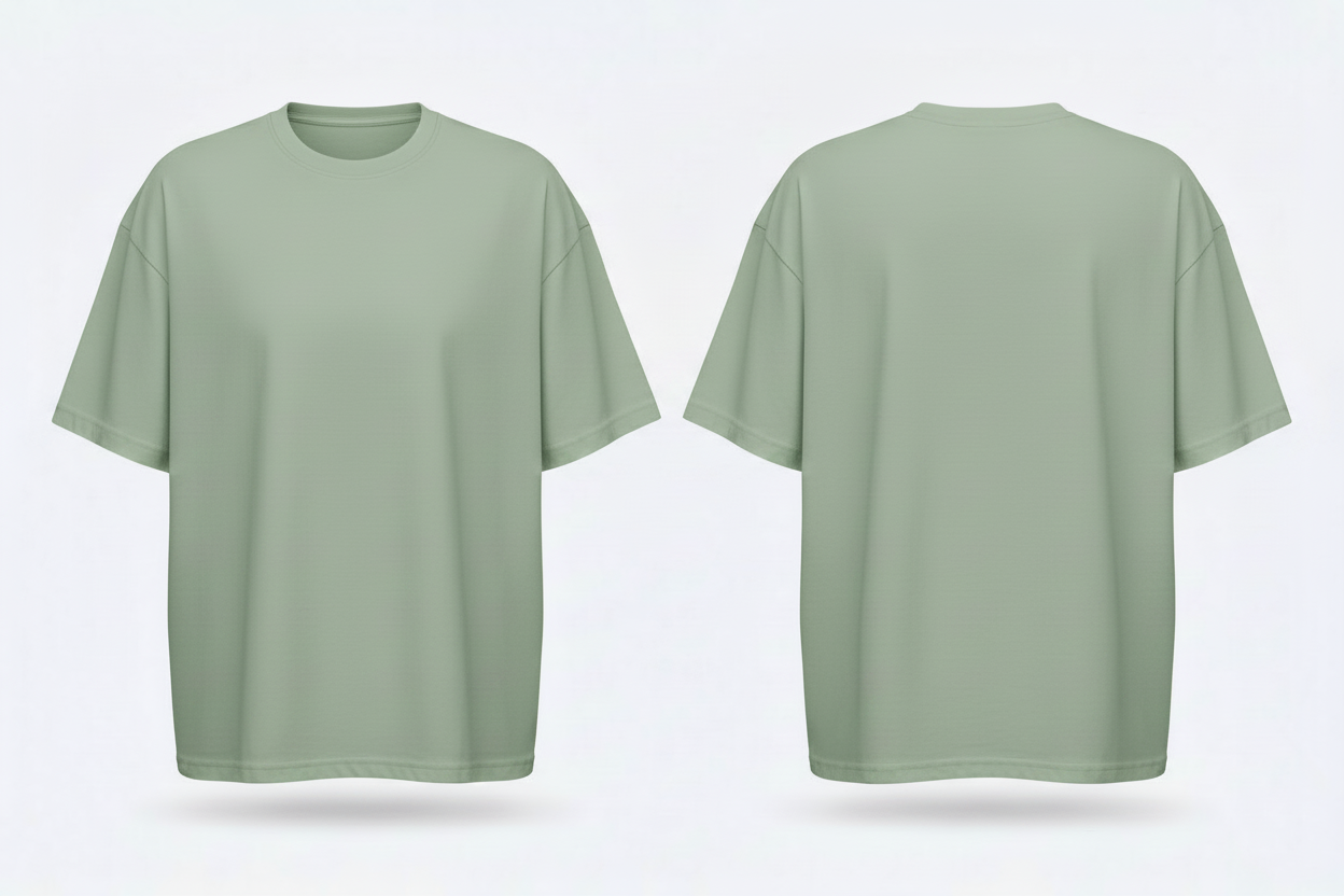 build-your-brand-by102-oversized-tshirt-borduren-licht-mos