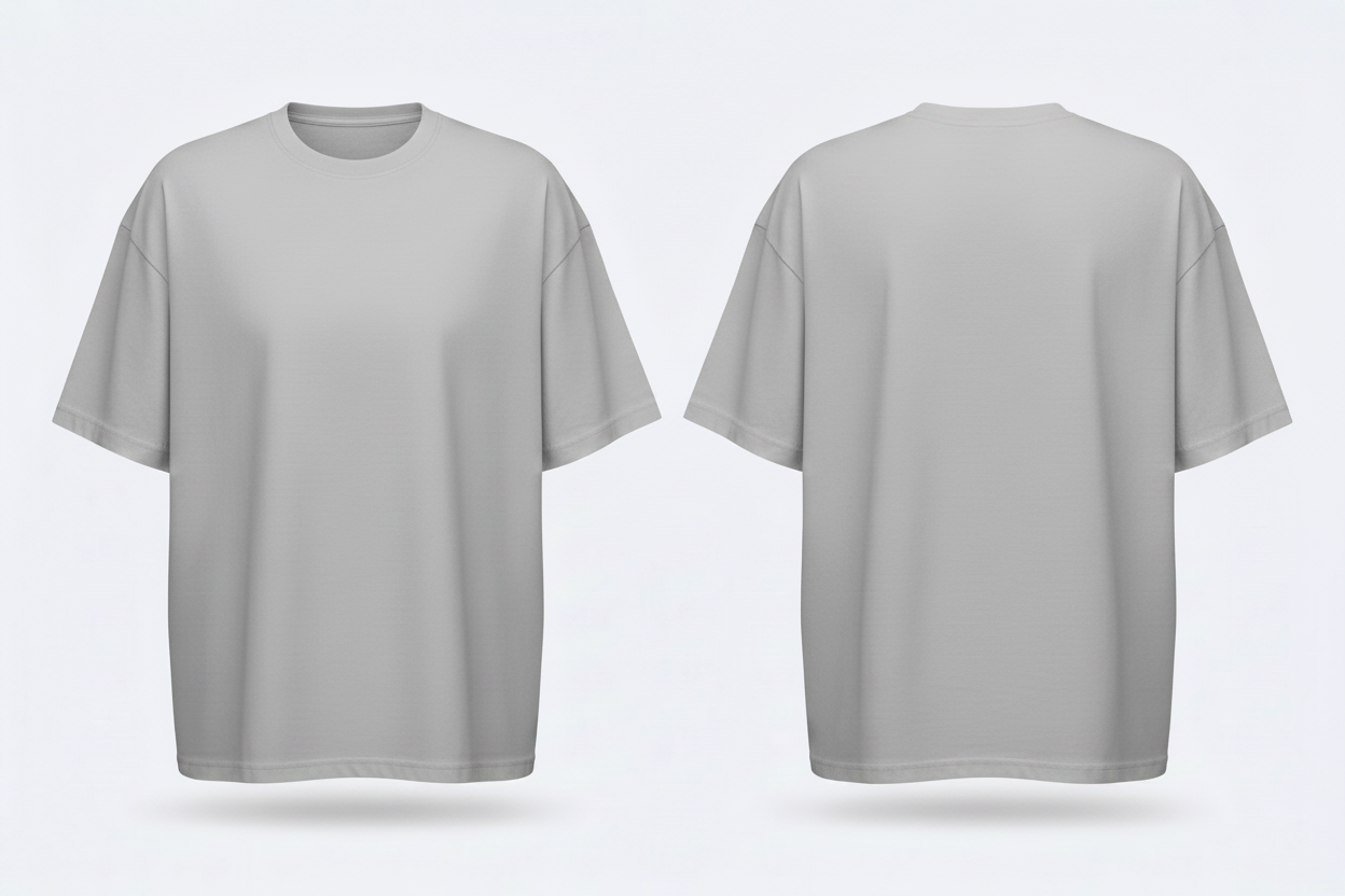 build-your-brand-by102-oversized-tshirt-borduren-lichtgrijs