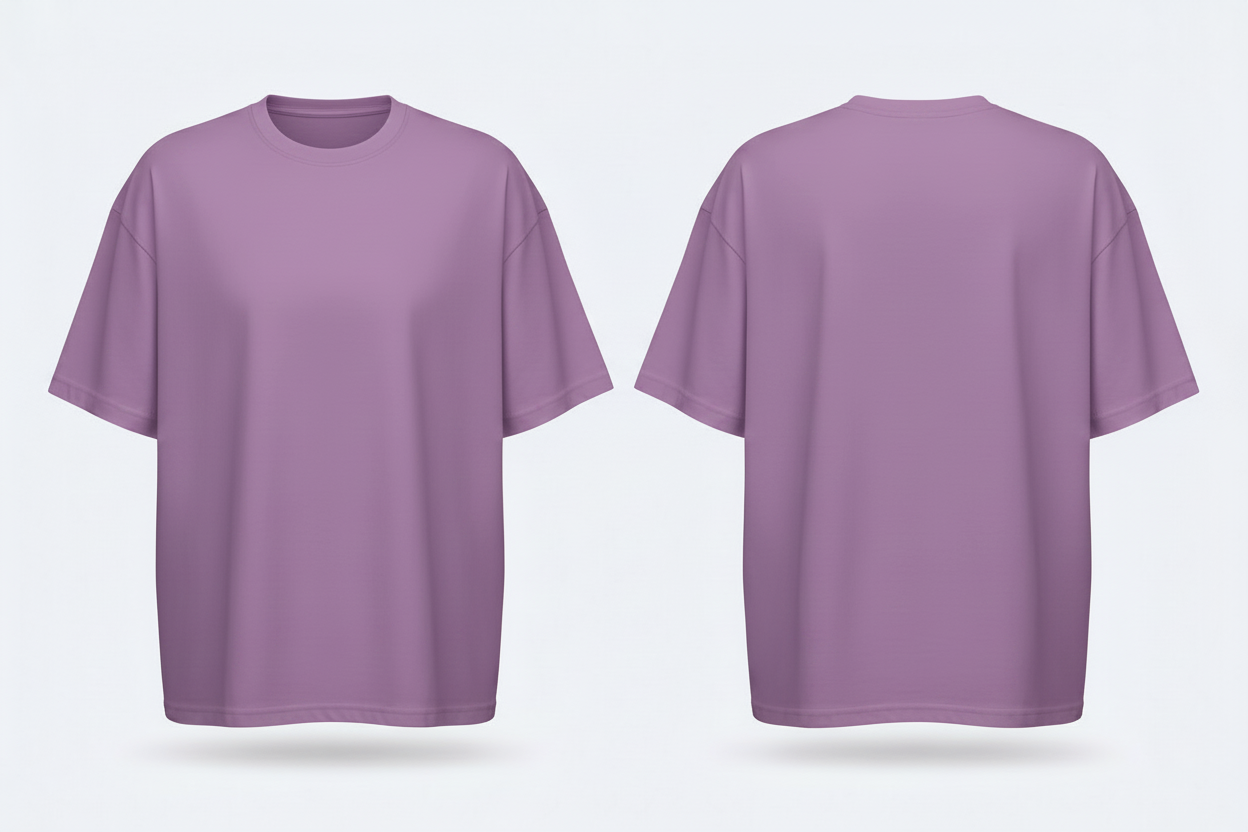 build-your-brand-by102-oversized-tshirt-borduren-lila