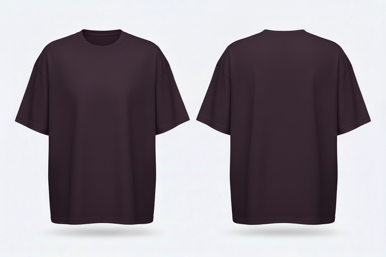 build-your-brand-by102-oversized-tshirt-borduren-plum-purple