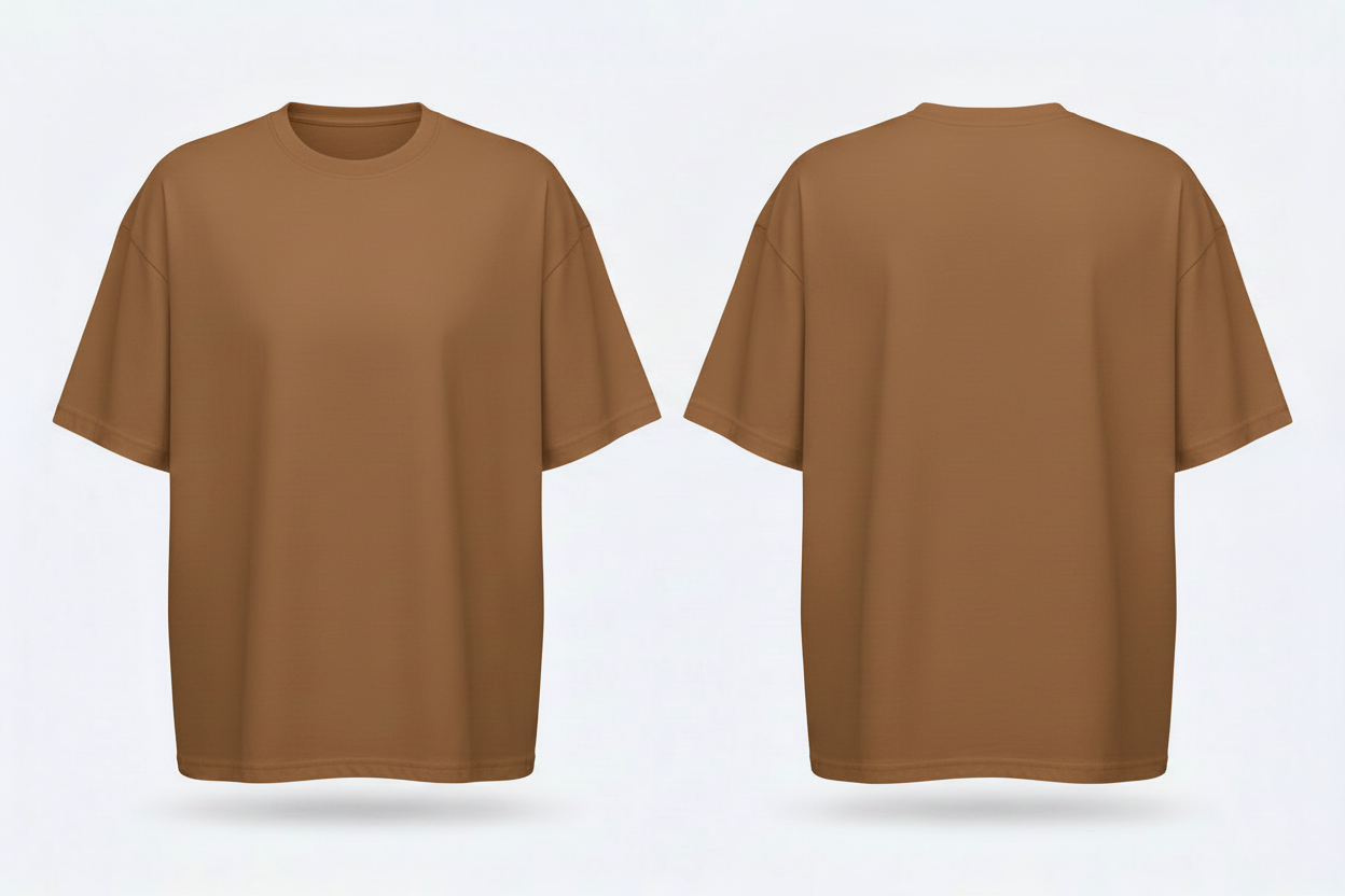 build-your-brand-by102-oversized-tshirt-borduren-toffee