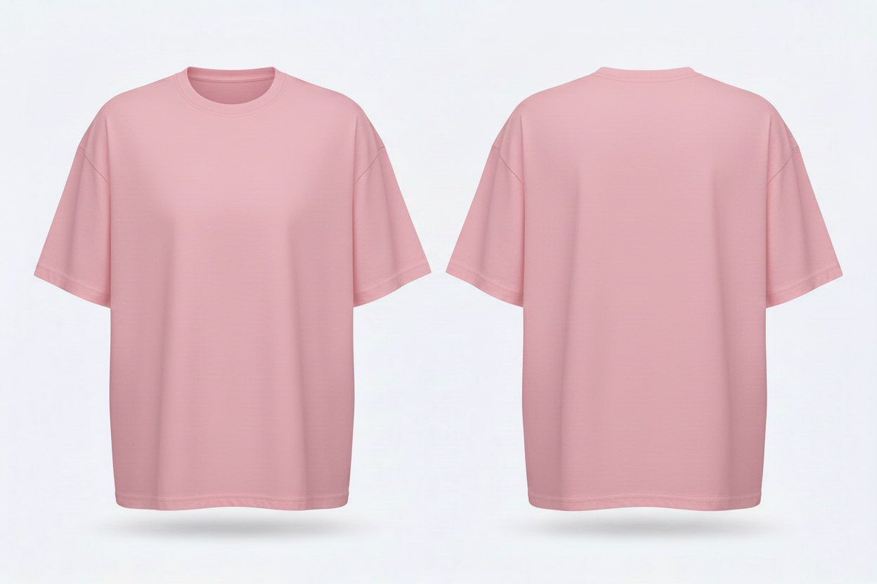 build-your-brand-by102-oversized-tshirt-borduren-zacht-roze