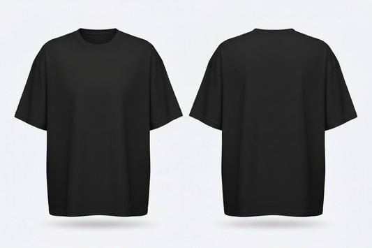 build-your-brand-by102-oversized-tshirt-borduren-zwart