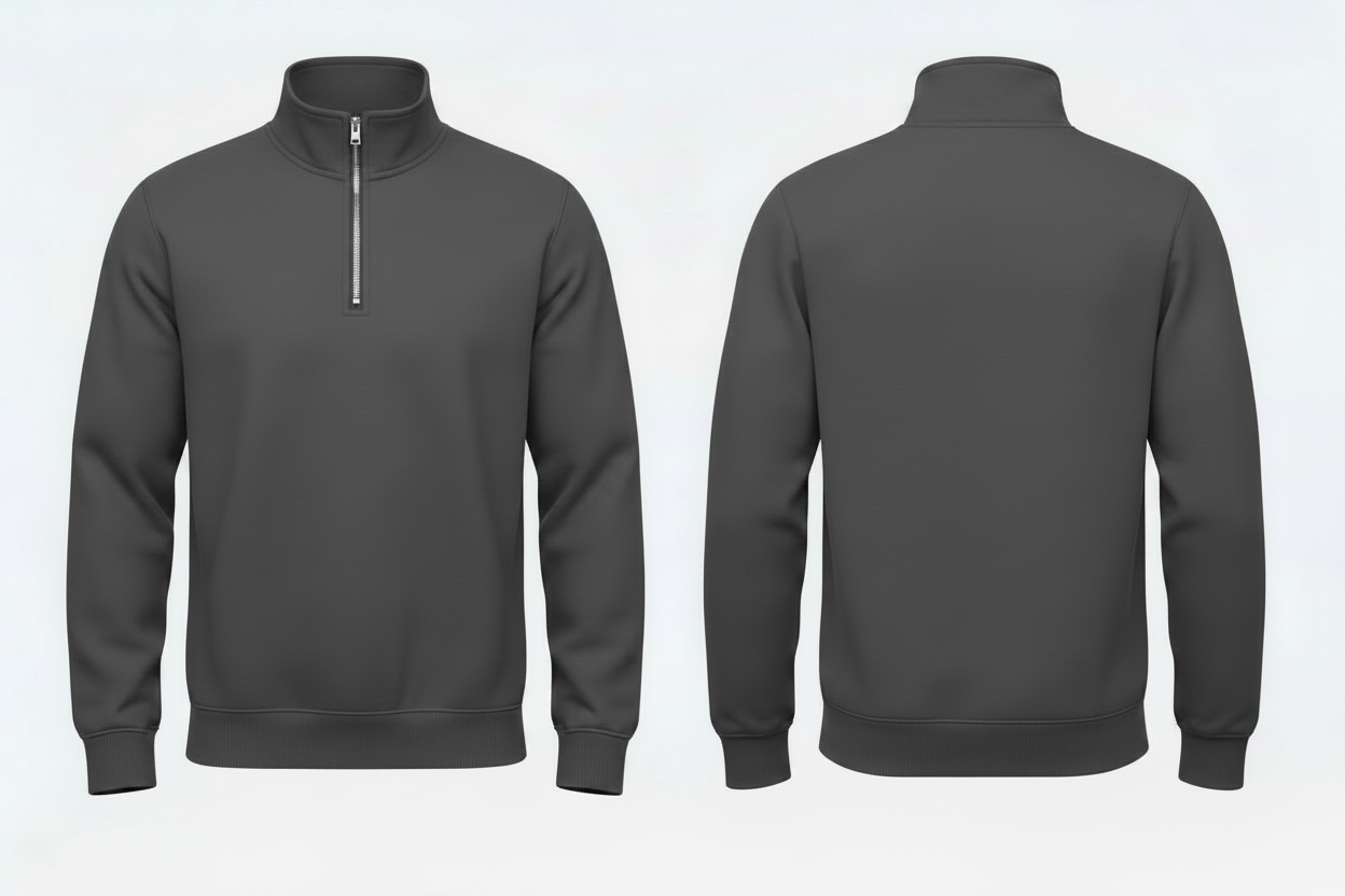AWDis JH046 Sophomore 1/4 Zip Sweat Borduren | Katoen | 280 g/m²