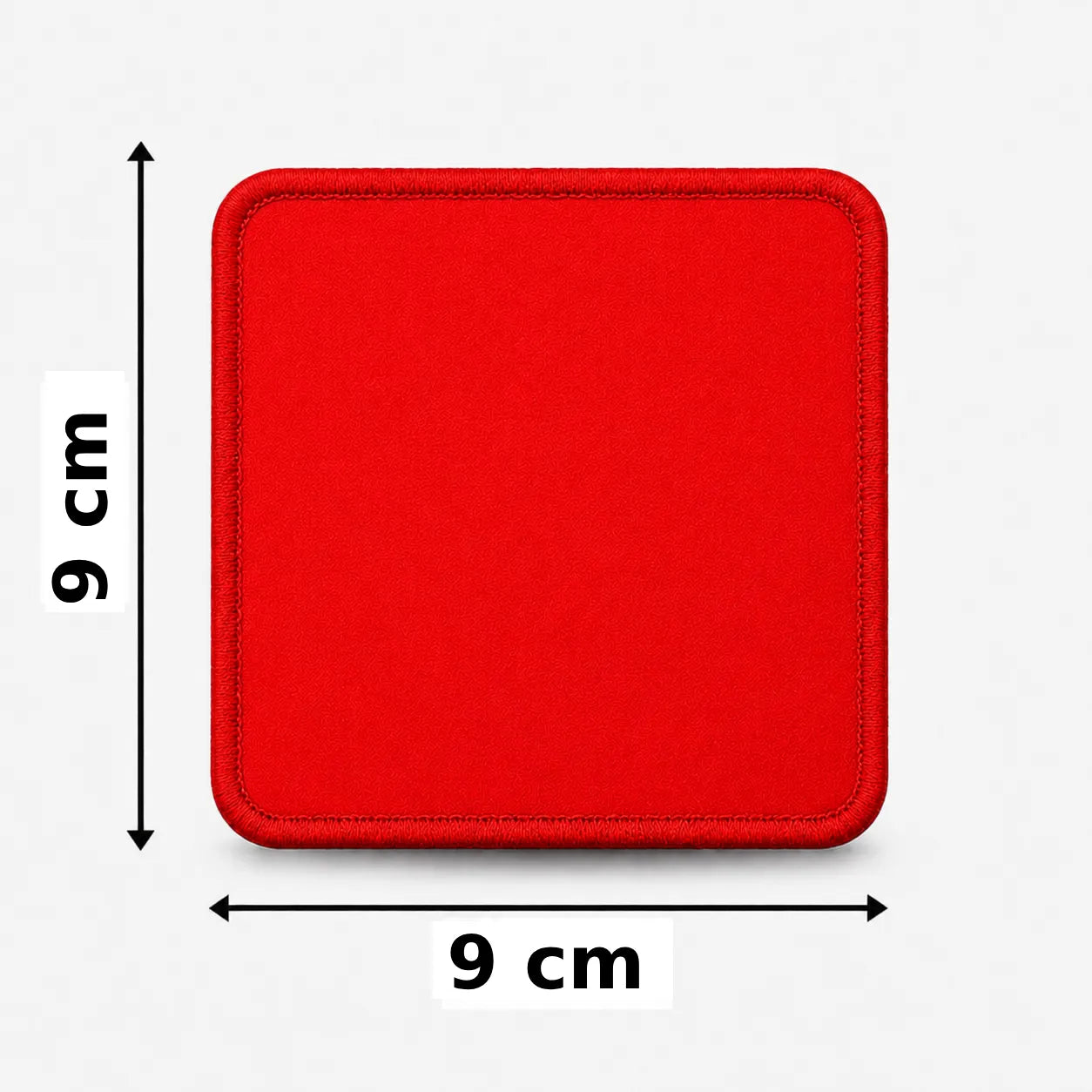 Vierkant 9x9cm embleem borduren