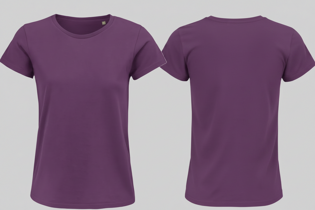 Crusader women t-shirt borduren astralpaars - SOL'S SL03581