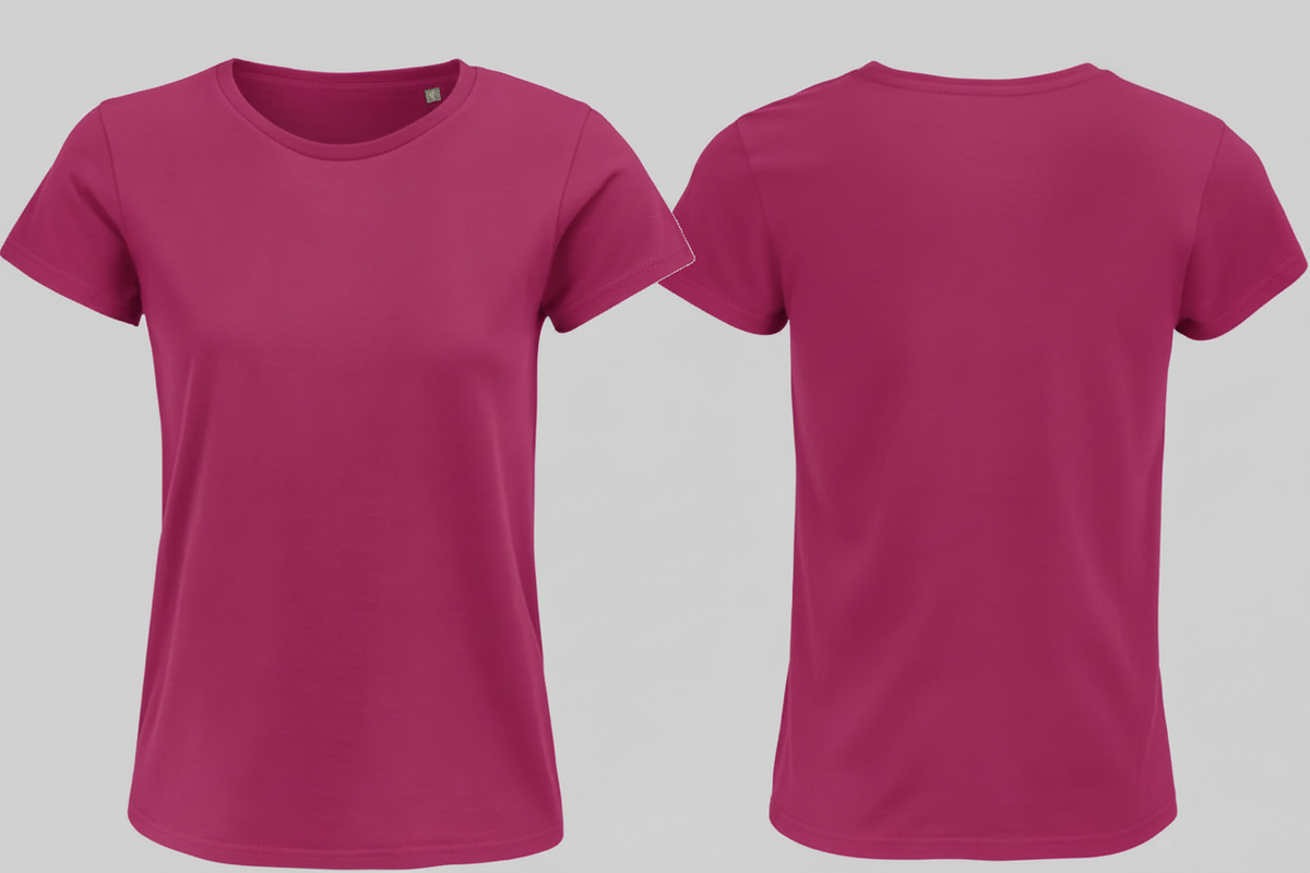 Crusader women t-shirt borduren fuchsia - SOL'S SL03581