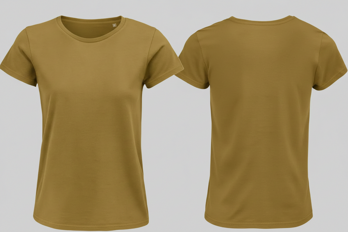 Crusader women t-shirt borduren gold - SOL'S SL03581