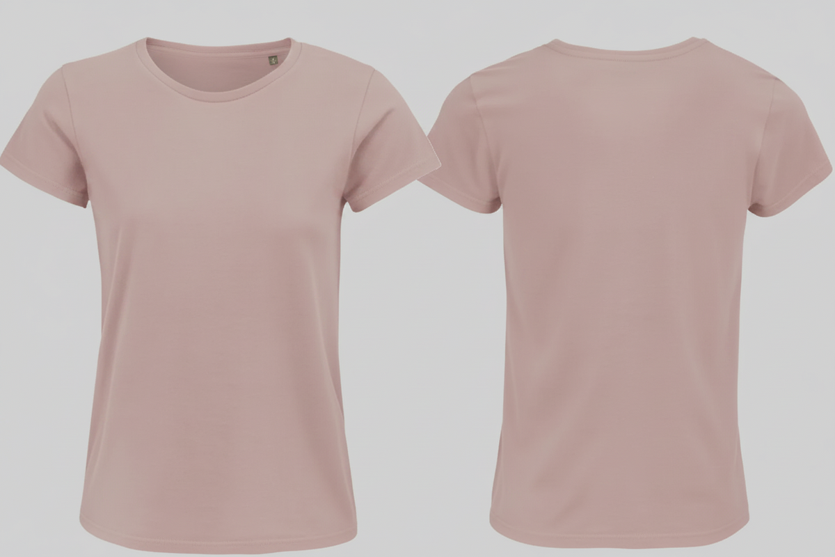 Crusader women t-shirt borduren lichtroze - SOL'S SL03581