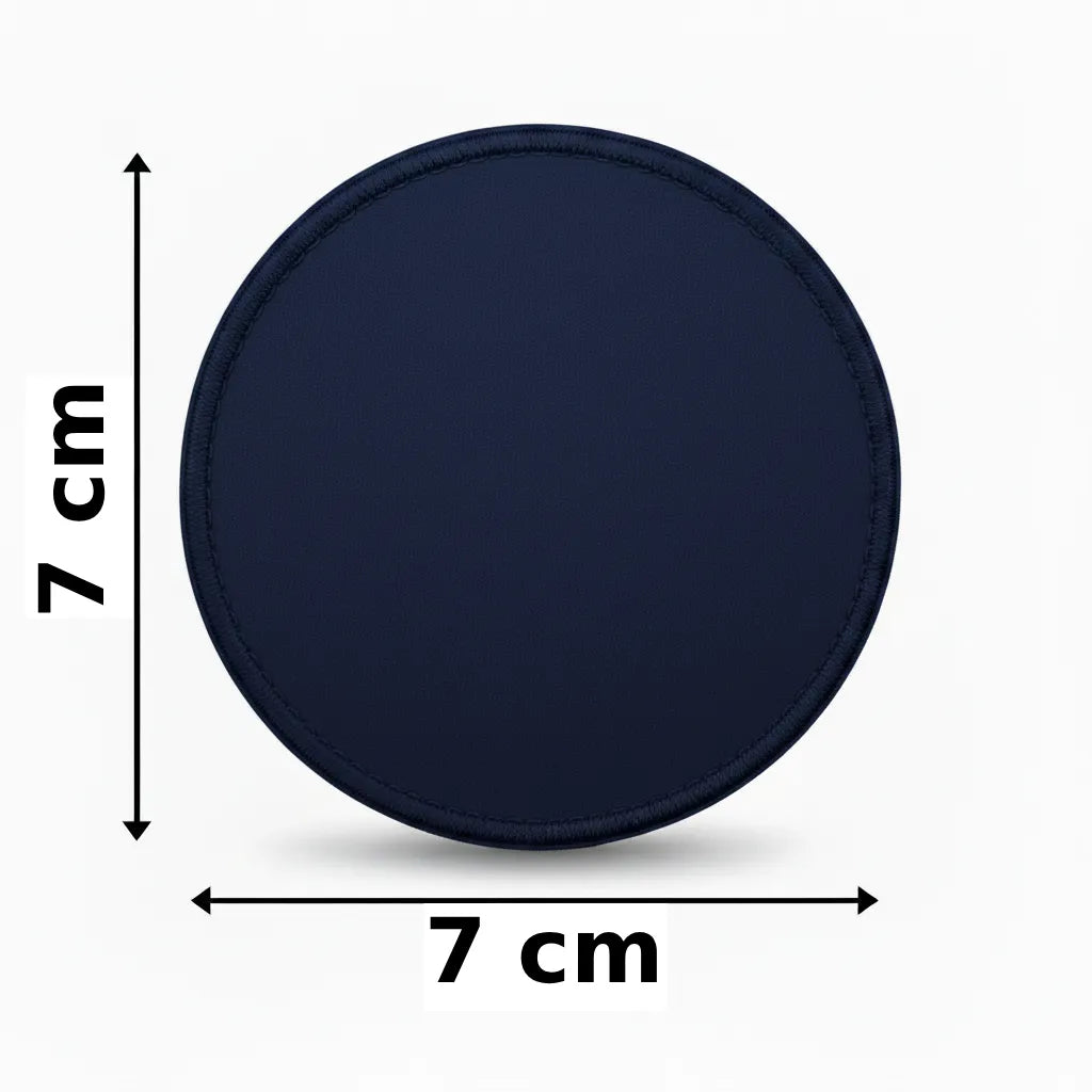 Rond 7x7cm embleem borduren