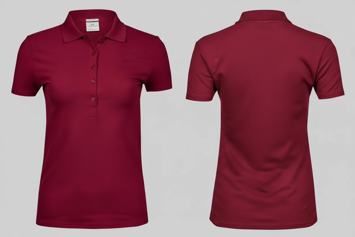 Dames luxe stretch polo borduren - Tee Jays TJ145