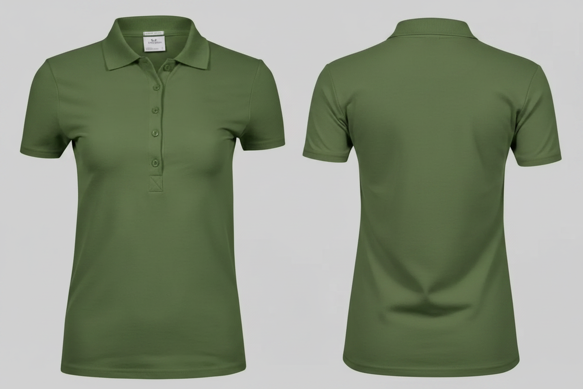 Dames luxe stretch polo borduren - Tee Jays TJ145