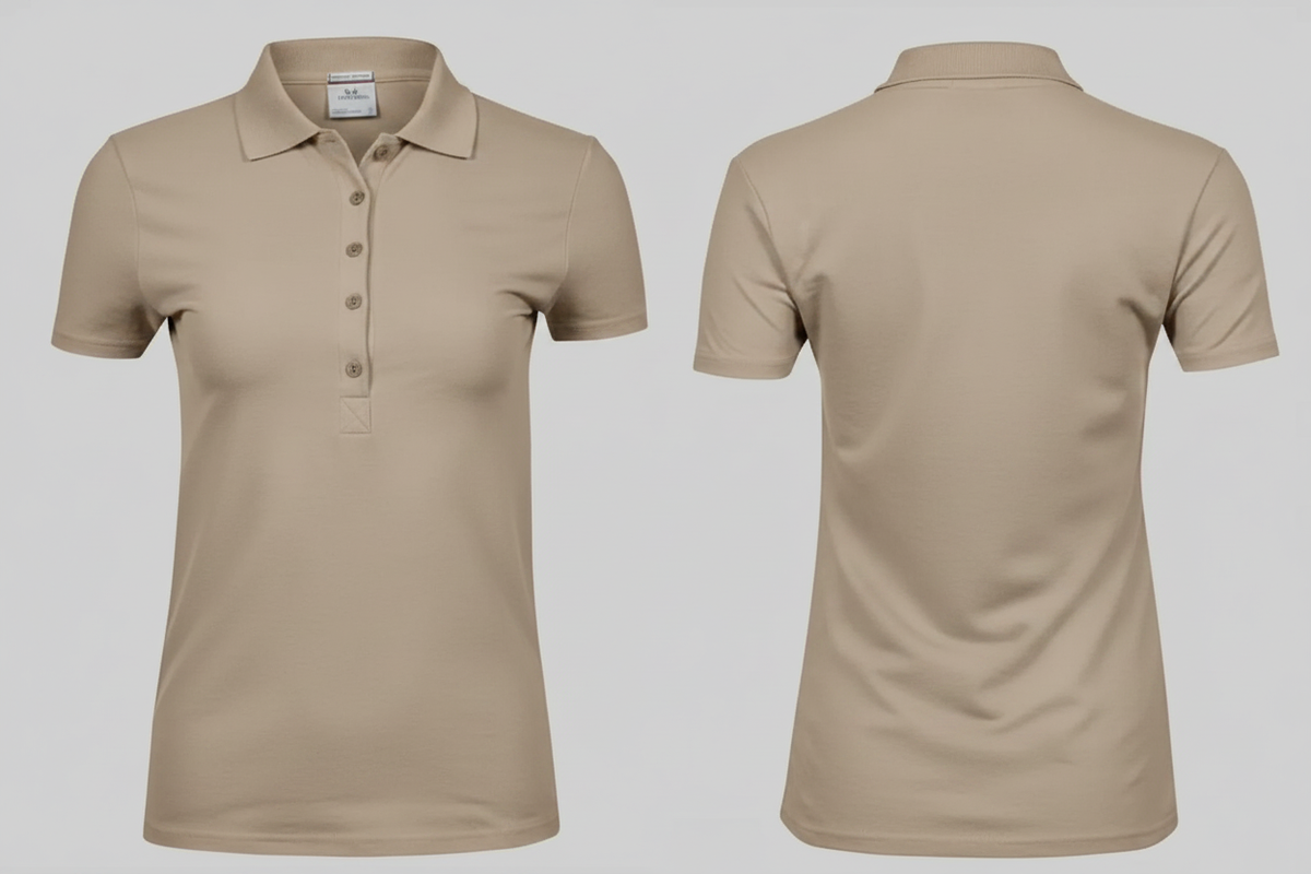 Dames luxe stretch polo borduren - Tee Jays TJ145