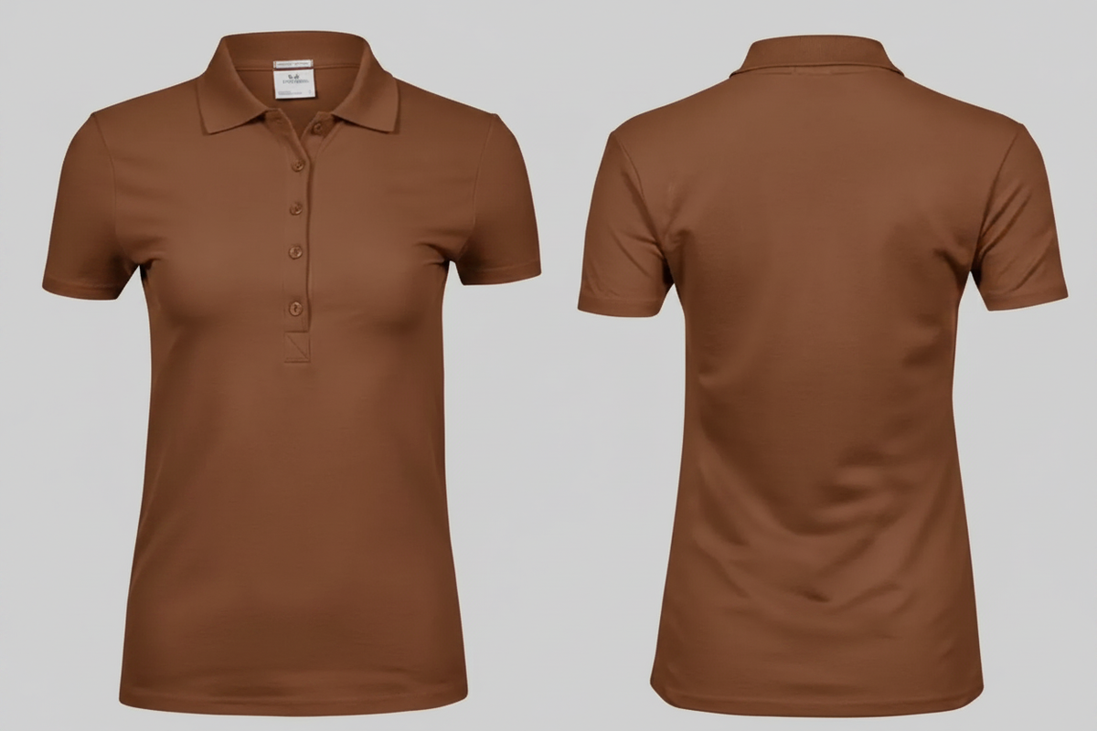 Dames luxe stretch polo borduren - Tee Jays TJ145