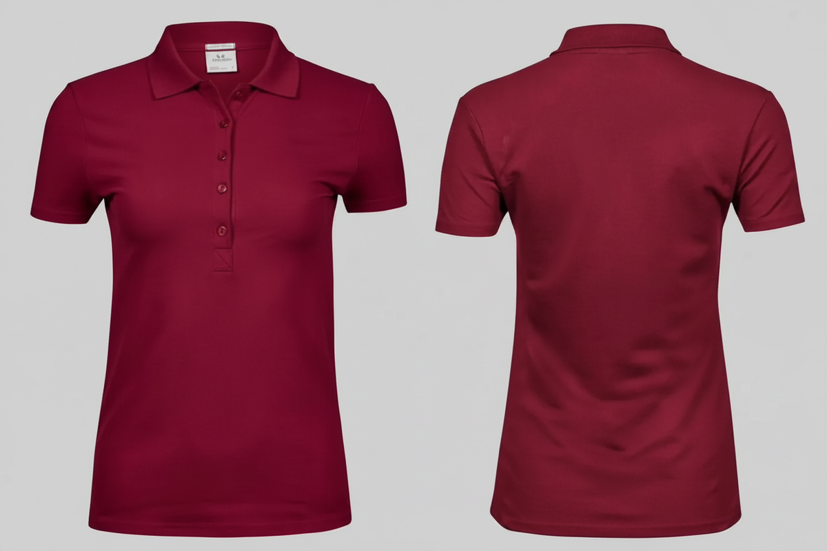 Dames luxe stretch polo borduren - Tee Jays TJ145
