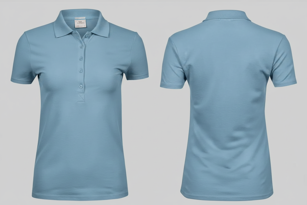 Dames luxe stretch polo borduren - Tee Jays TJ145