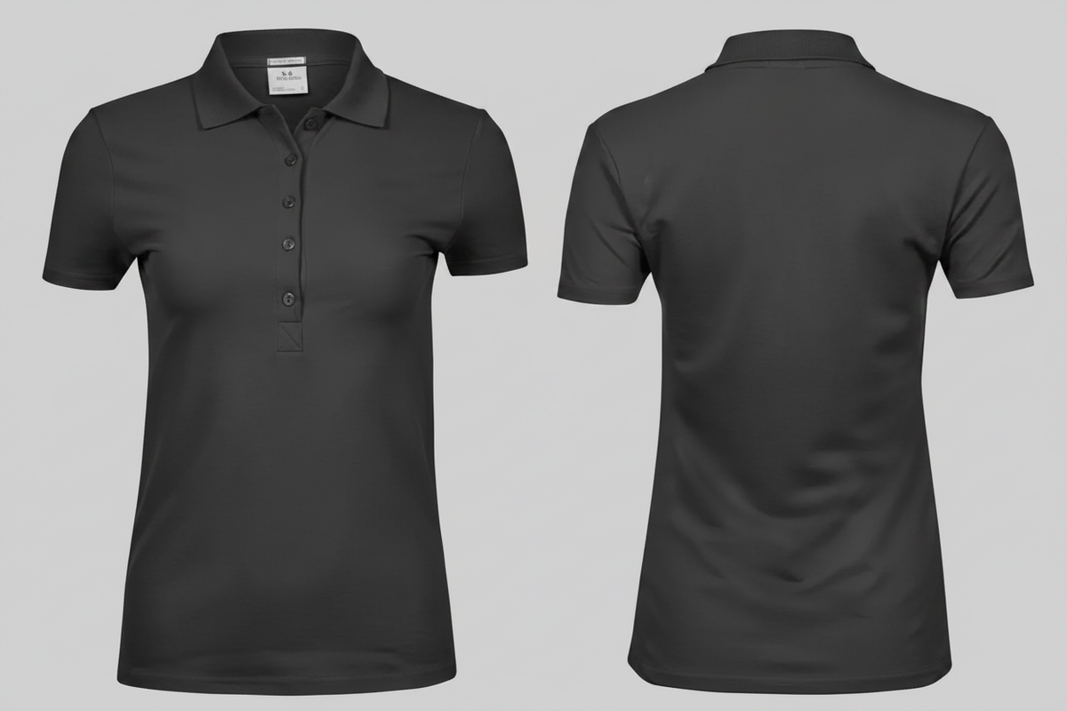 Dames luxe stretch polo borduren - Tee Jays TJ145