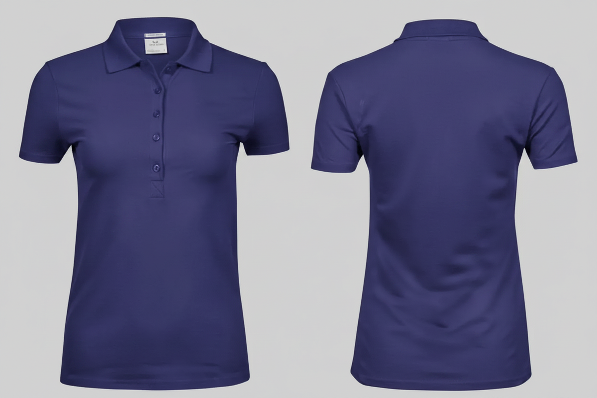 Dames luxe stretch polo borduren - Tee Jays TJ145