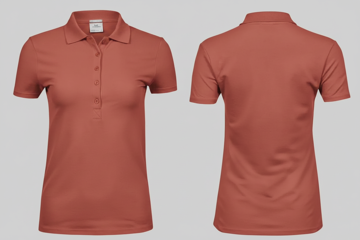 Dames luxe stretch polo borduren - Tee Jays TJ145
