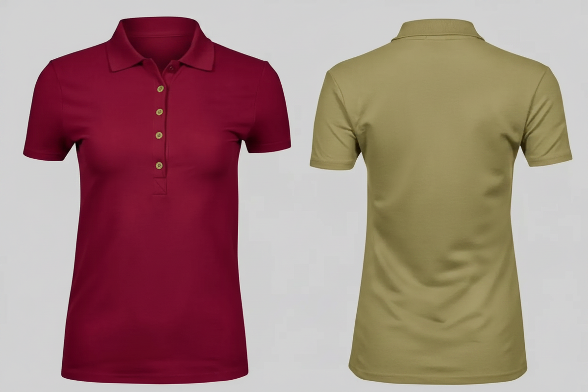 Dames luxe stretch polo borduren - Tee Jays TJ145