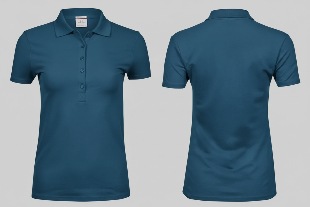 Dames luxe stretch polo borduren - Tee Jays TJ145