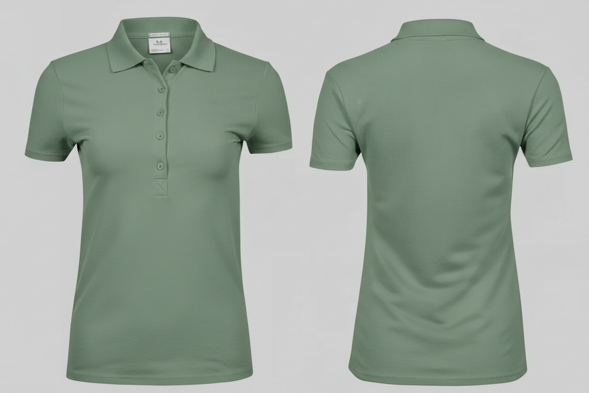 Dames luxe stretch polo borduren - Tee Jays TJ145