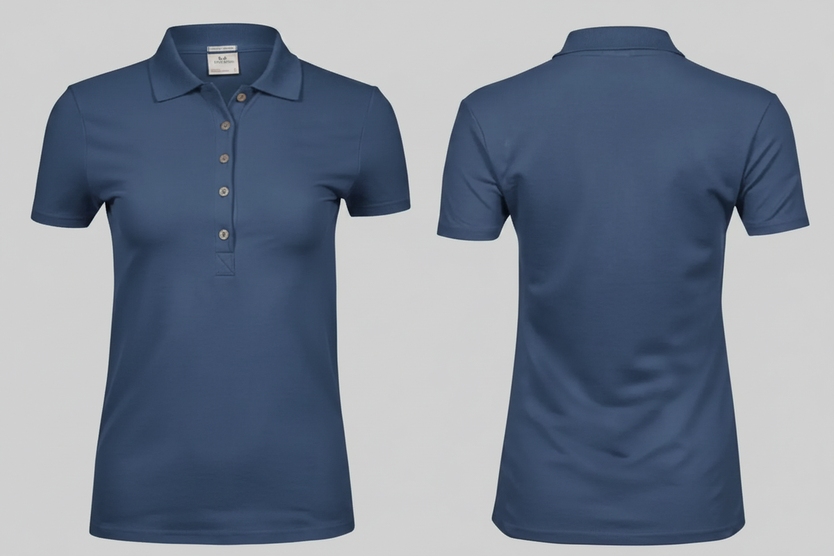 Dames luxe stretch polo borduren - Tee Jays TJ145