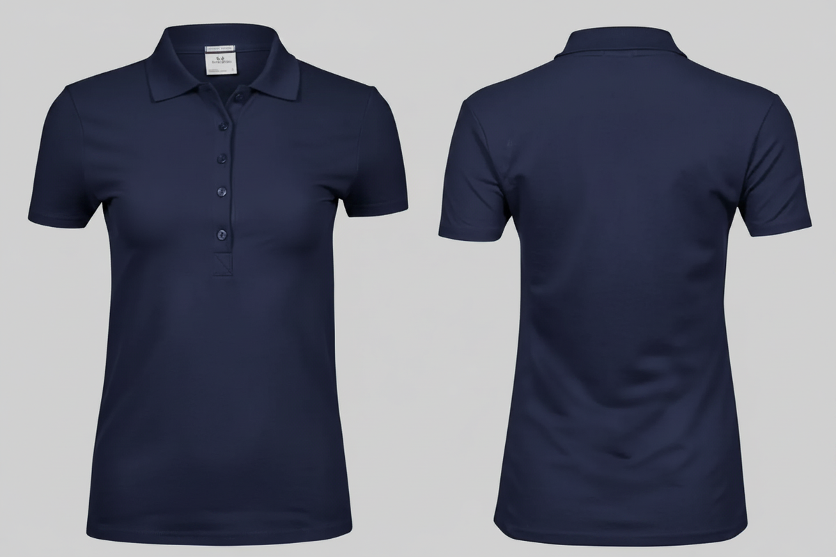 Dames luxe stretch polo borduren - Tee Jays TJ145