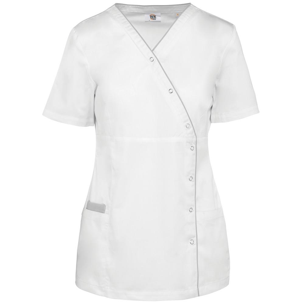 Damesblouse polykatoen drukknopen borduren - Wk Designed To Work WK506