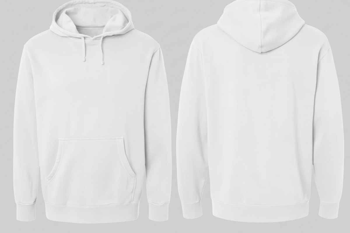 De londen hoodie heren borduren wit - Radsow UXX04