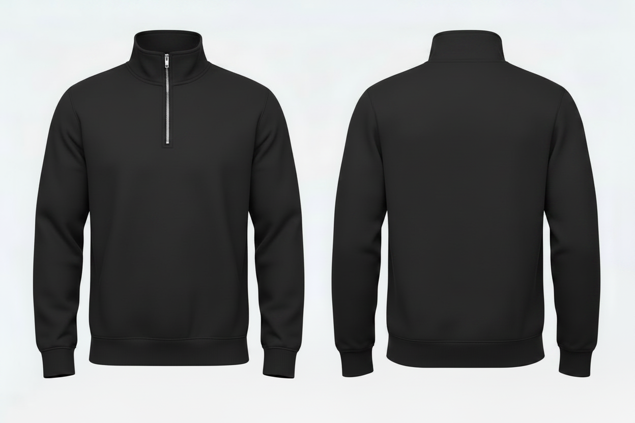 AWDis JH046 Sophomore 1/4 Zip Sweat Borduren | Katoen | 280 g/m²