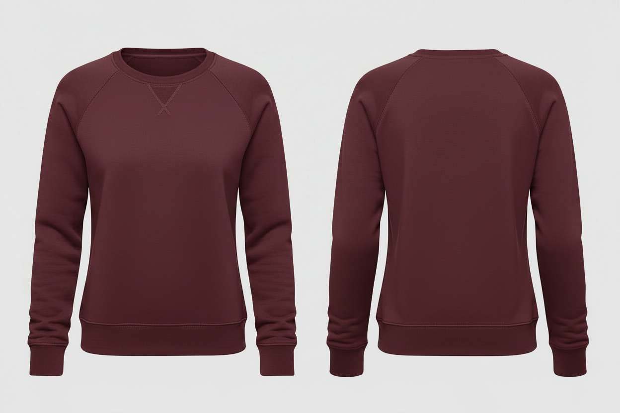 B&C BCW01Q Dames Sweatshirt Borduren | 280 g/m²