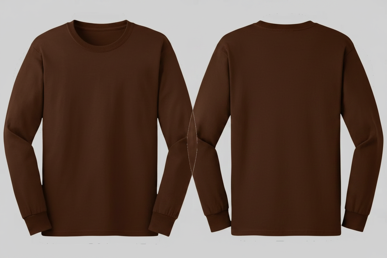 Gildan GN186 Ultra Katoen T-shirt Lange Mouw Borduren | 100% Katoen | 205 g/m²