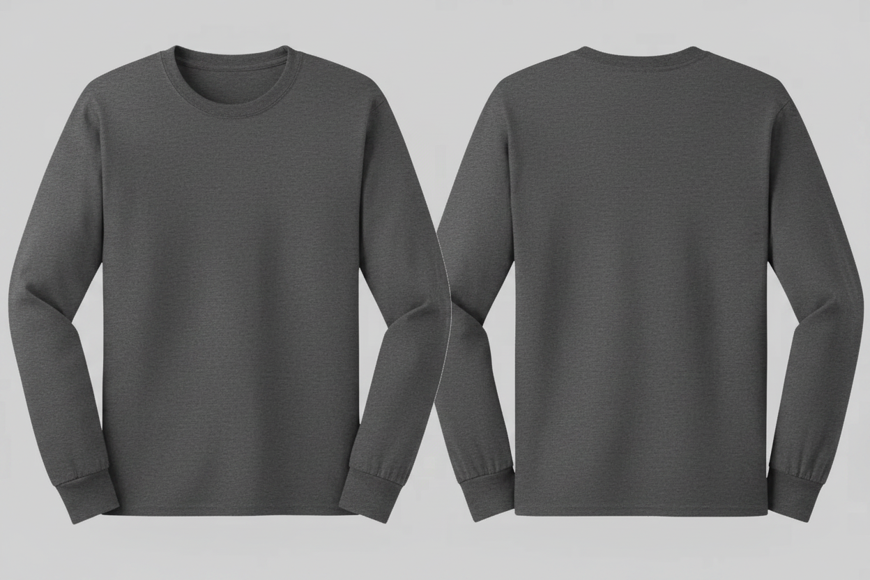 Gildan GN186 Ultra Katoen T-shirt Lange Mouw Borduren | 100% Katoen | 205 g/m²