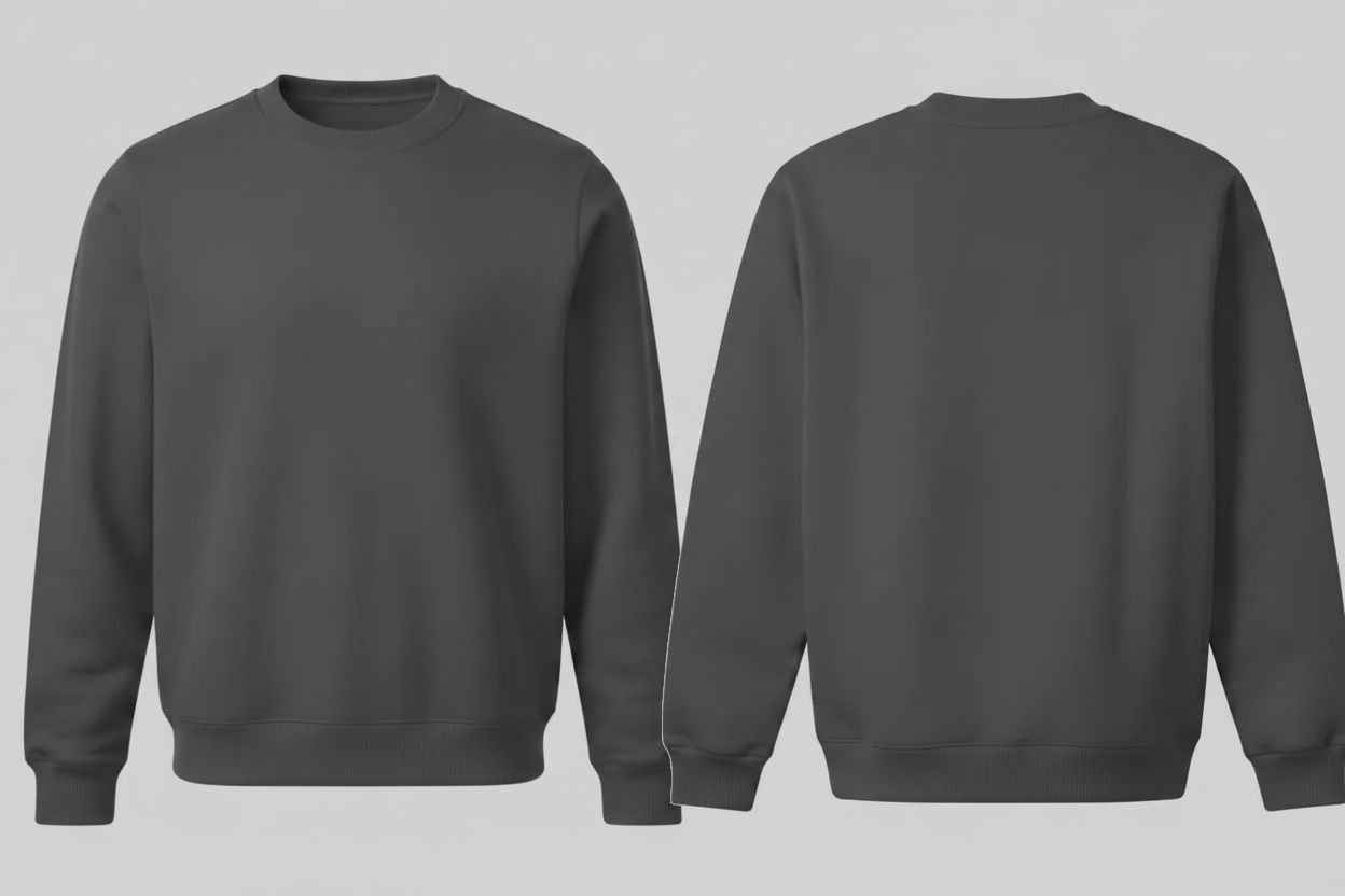 B&C Pro CGWUC20 Comfortabele Robuuste Sweater Met Versterkte Details Borduren | Katoen-Polyester | 280 g/m²