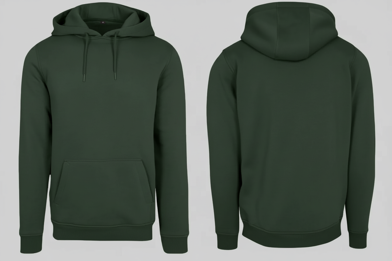 Build Your Brand BY011 Zware Hoodie Borduren | Katoen/Polyester | 300 g/m²